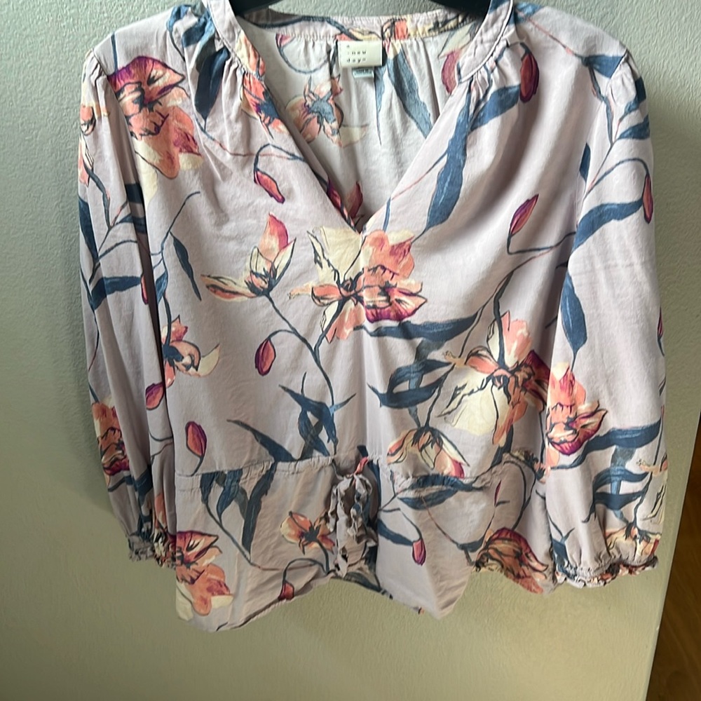 A. New. Day. Blouse